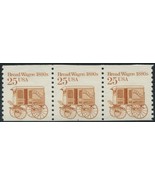 US Scott 2136 - 25c Bread Wagon - PS3 - Pl No. 4 - Partial Number on Top... - £1.54 GBP