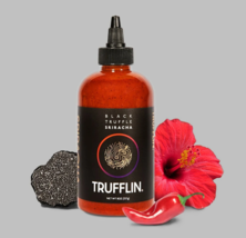 Trufflin Black Truffle Sriracha Hot Sauce 8oz Squized Bottle - Made in USA - £36.16 GBP