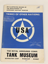 1969 The Royal Armored Corps Tank Museum Tanks of other Nations Military Book - £8.98 GBP