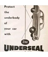 1954 3M Underseal Earls Court Motor Show Advertisement Automobilia DWPP11 - $24.99