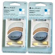 2pk Almay Intense i Color Smoky 402 For Blue Eyes Powder Eye Shadow discontinued - £79.12 GBP