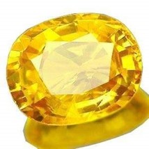 7.25 Ratti Ceylone Yellow Sapphire Gemstone Original Certified Pukhraj S... - £17.13 GBP