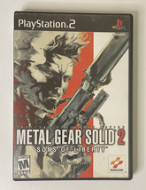 Sony Play Station 2 PS2 Konami Metal Gear Solid 2: Sons Of Liberty (Complete) - £15.94 GBP