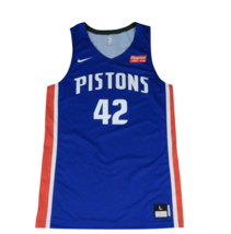 New Nike NBA Authentics Detroit Pistons Player Issued G League Jersey Blue L +2 - £88.81 GBP