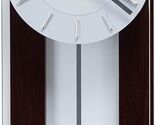 Howard Miller Emmett Wall Clock II, Espresso Finish - Silver Finished Pe... - $82.45