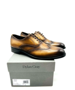 Dylan Gray Men Fresco Wingtip Oxfords Dress Shoes - Cognac, US 12M - £139.86 GBP