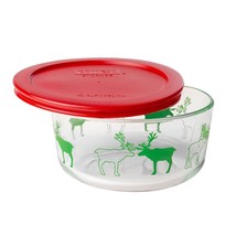 4 Cup Pyrex Storage Dish- Reindeer - £15.80 GBP