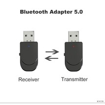 Bluetooth 5.0 Audio Receiver Transmitter 3 IN 1 -  Black,  Bluetooth V5.0 - £8.61 GBP