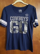 Dallas Cowboys Top Football Team Blue Have More Fun Girls Size 16/18 Adult Small - £6.32 GBP
