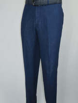 Men's ENZO Linen Spring Summer Suit Light Weight Breathable E58302-2 Navy Blue image 10