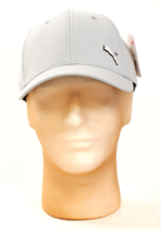 Puma Gray Stretch Fit Structured Cap Hat Men&#39;s  S/M - $34.64