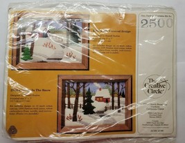 The Creative Circle Longstitch Kit #2500 Cottage in Snow - £11.76 GBP