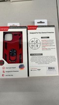 Entronix Red Hard Back Case for Apple Iphone 13 Guard Ring Design - £7.31 GBP