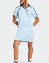 adidas Originals Adicolor Football Jacquard V-Neck Women Dress AsiaFit J... - $99.81