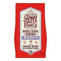 Stella &amp; Chewy&#39;s Dog Raw Coated Wholesome Puppy Chicken Pumpkin Quinoa 3.5Lb - £32.40 GBP