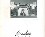 Boca Raton Club Special Banquet Menu Boca Raton Florida 1949 - £50.96 GBP