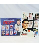 Sean Connery 007 James Bond Metal Sign Depicting Movie Posters 2 pcs 16x12&quot; - $40.96 CAD