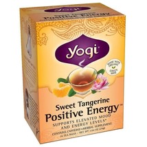 Yogi Tea Herbal Teas Sweet Tangerine Positive Energy 16 tea bags - £7.40 GBP