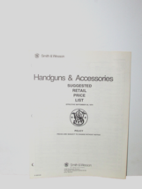 SMITH &amp; WESSON Handguns &amp; Accessories Price List 9/20/1974 (N - 1) - £14.86 GBP