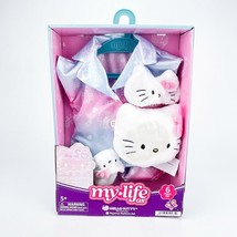 My Life As Hello Kitty 50th Anniversary 6pc Pajama Fashion Set Eye Mask Pillow - £27.46 GBP