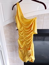Womens  yellow 1 Sleeve Shorts Romper Size medium Rocawear style S03K400 new XL - £19.78 GBP