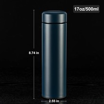 Insulated Water Bottle, 17 oz Stainless Steel, Double Wall Vacuum Water ... - $15.35