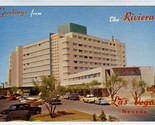 The Riviera Hotel Postcard Las Vegas Nevada 1955 Ferris Scott YV-4 - $11.88