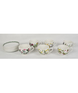 Portmeirion Botanic Garden Tea Cup with Saucer Set of 6 Assorted Jasmine... - $247.50