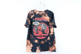 Vintage Deadpool Mens Medium Superhero Spell Out Acid Wash Short Sleeve T-Shirt - £26.86 GBP