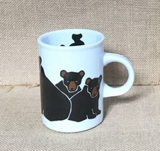 Mark Tetro Bear Coffee Mug Cup Mama Grizzly With Cubs Made In Canada Cer... - £11.34 GBP