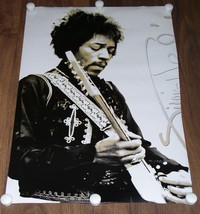 Jimi Hendrix Vintage Poster Black/White Concert Pose - £15.65 GBP