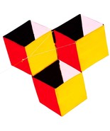For Kids 3D Magic Cube Box Kite Single Line Kite Flying For Children Kid... - £43.49 GBP