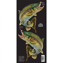 Trout Retro Style Dual Boat Sticka - Small - $18.59