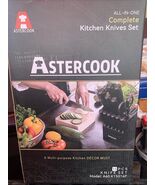 Astercook Dynamic Fine Edge 15-Piece Knife Block Set - Black - $68.60