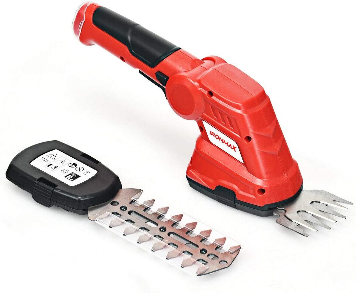 Goplus 2 in 1 Cordless Grass Shear + Hedge Trimmer w/ 3.6V Rechargeable ... - $56.99