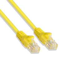 1FT Cat6 UTP Ethernet Network Patch Cable RJ45 Lan Wire Yellow (25 Pack) - £35.16 GBP
