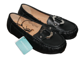Aerosoles Mallory Black Slip On Shoes Soft Insoles Women&#39;s Size 6W NEW - £28.77 GBP