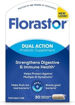Florastor Daily Dual Action for Men Women and Children 30 Caps - Exp 2026+ - $241.39 MXN
