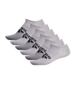 Adidas Superlite NO SHOW Socks Mens Shoe Size: 6-12 Grey 6-Pair - £16.26 GBP