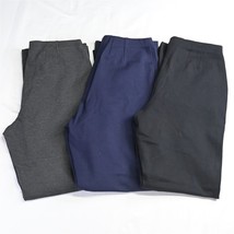 Lot 3 Coldwater Creek 14 Long Pull On Ponte Knit Womens Casual to Dress Pants - £36.05 GBP