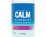 Natural Vitality Calm Magnesium Citrate, 240 Gummies - £31.33 GBP
