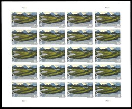 Glacier National Park Sheet of Twenty 85 Cent Airmail Postage Stamps Scott C149 - £68.36 GBP