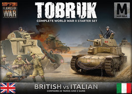 Desert Starter Set - Tobruk (Italy Vs British) Mid War - £77.84 GBP