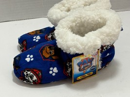 Paw Patrol Marshall &amp; Chase Soft Plush Toddler Boys Slip-on Slippers: 3T- 5T NEW - £4.07 GBP