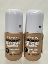 (2) Revlon 280 Tawny ColorStay Light Cover Liquid Foundation 1oz - $3.42