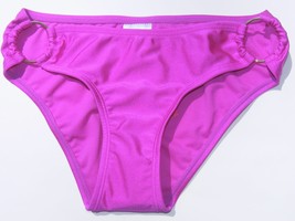 New Xhilaration Xs Cheeky Gold Ring Bikini Bottoms X Small Fuchsia Pink - £7.00 GBP