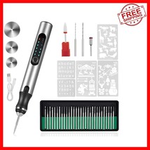 Multi-Purpose Cordless Engraving Pen with Adjustable Speeds – 37 Bits In... - $734.03 MXN