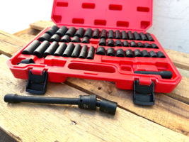 48pcs Deep Shallow Impact Sockets Set SAE &amp; Metric (5/16&quot;- 3/4&quot;, 8-22mm)6 Point - £39.84 GBP