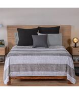 STONE LIGHT BLANKET VERY SOFTY AND WARM QUEEN SIZE MADE IN MEXICO - $54.44