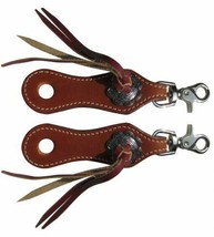 Western Saddle Horse Leather Slobber Straps attaches the Reins to the Bit - £10.20 GBP